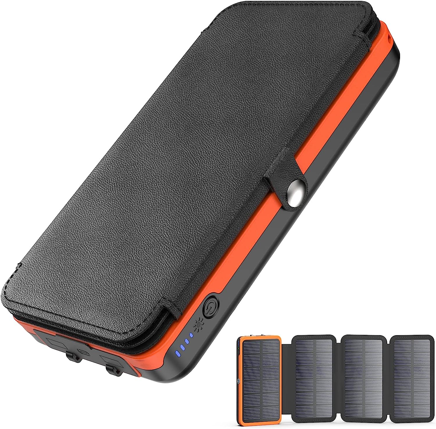 Hiluckey Solar Charger 27000mAh with Solar Panels USB Outputs